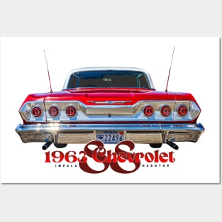 1963 Chevrolet Impala Coupe Posters and Art Prints for Sale